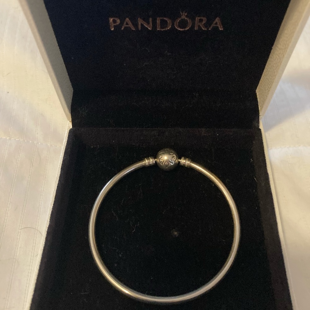 Pandora Moments Bangle - Sterling Silver - 7.5 inch